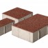 Плитка бетон пресс "Новый город" Гранит (260*160, 160*160, 80*160) 60мм, красный (0,520м2/ряд)