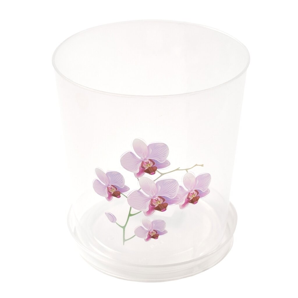 Горшок для цветов пластик для орхидей М1603 1,2л - фото - 1