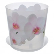 Горшок для цветов пластик для орхидей, Деко М3106 2,4л - фото - 1