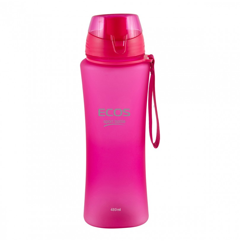 Бутылка для воды "ECOS" 480мл, розовая - фото - 1
