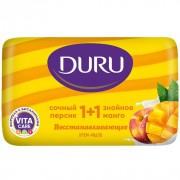 Крем-мыло Duru, 1+1 Манго и персик, 80 г - фото - 1