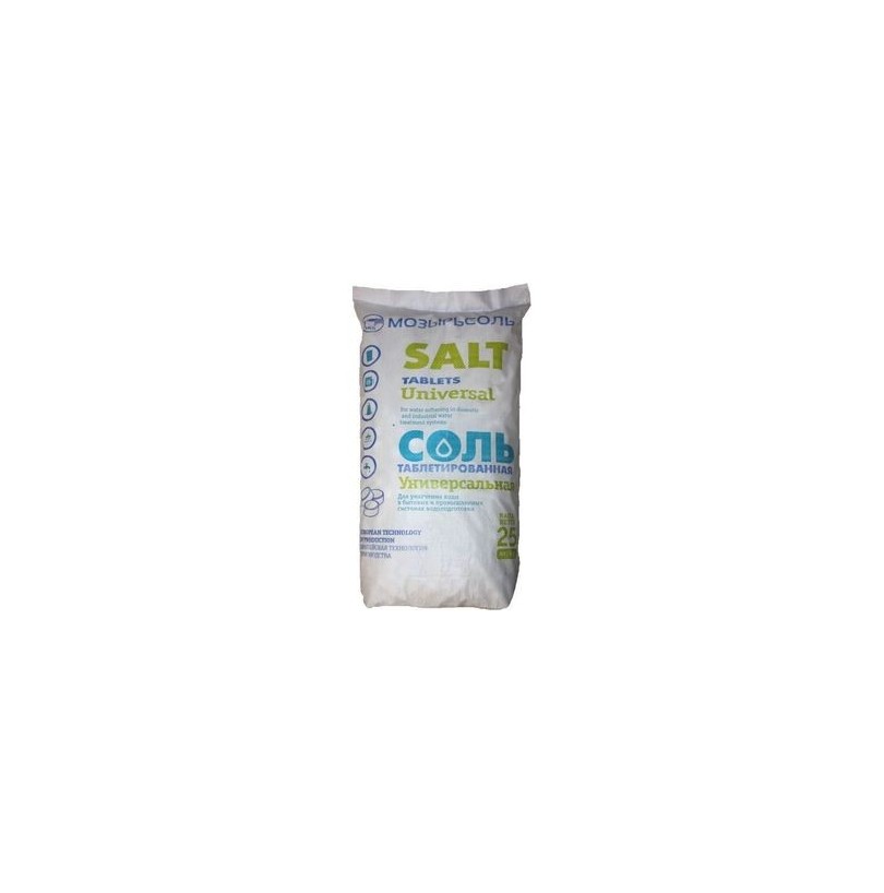Соль таблетированная пищевая, BSK (Турция) 25 кг - фото - 1