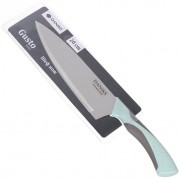 Нож кухонный Daniks Gusto шеф-нож YW-A377B-CH, сталь 20см - фото - 1