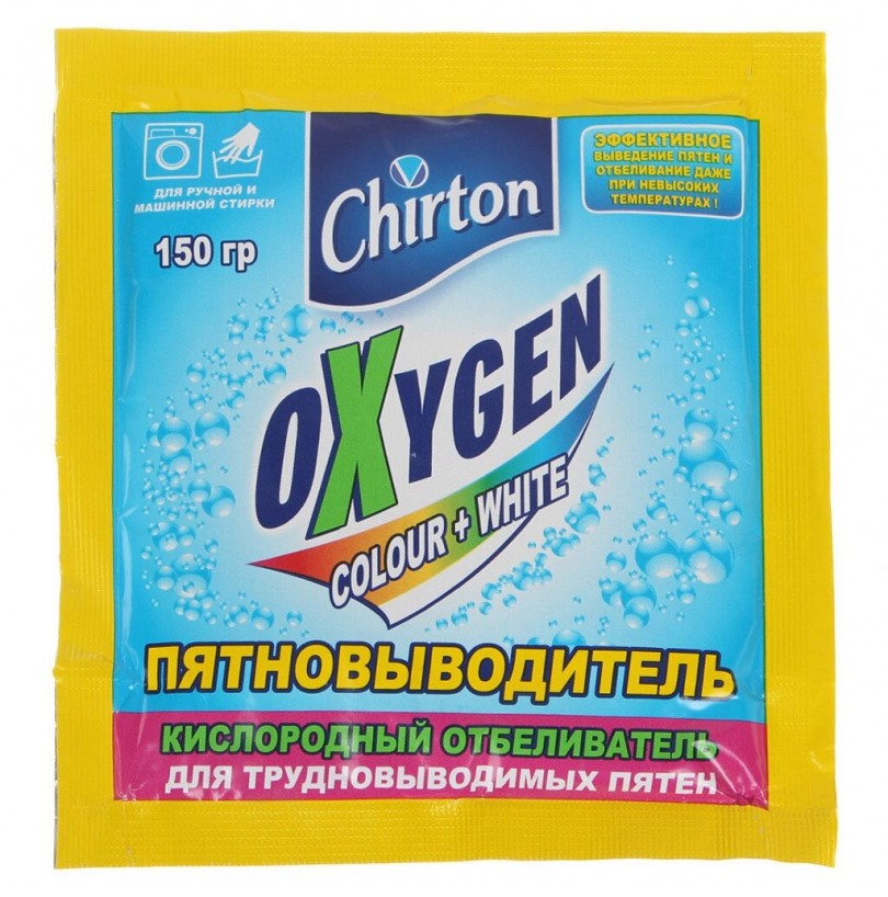Отбеливатель кислородный ChirtonOxygen, порошок 150г - фото - 1
