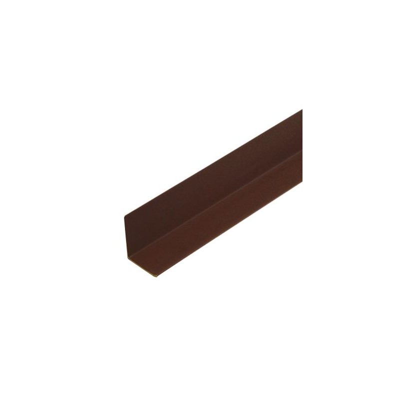 Уголок алюминиевый шоколад 20*20*1,5мм (Уп 06-27.2700.503) 2,7м - фото - 1