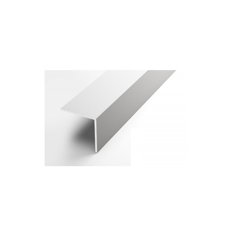 Уголок алюминиевый белый 40*40*2мм (Уп 15-27.2700.516) 2,7м - фото - 1