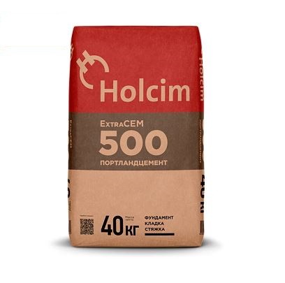 Цемент HOLCIM М500 40кг (35) - фото - 1