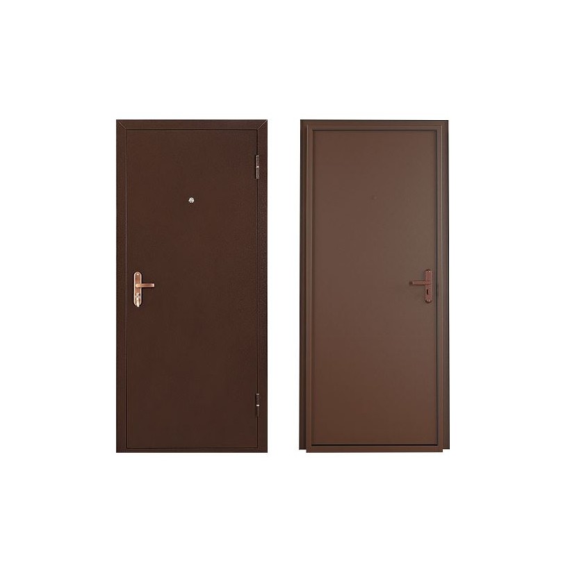 Дверь металл ПРОФИ PRO BMD-2060/860/L антик медь, левая - фото - 1