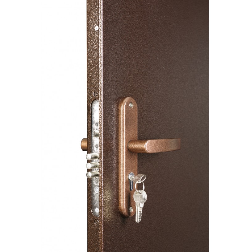 Дверь металл ПРОФИ PRO BMD-2060/860/L антик медь, левая - фото - 2