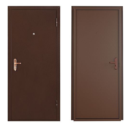 Дверь металл ПРОФИ PRO BMD-2060/960/L антик медь, левая - фото - 1