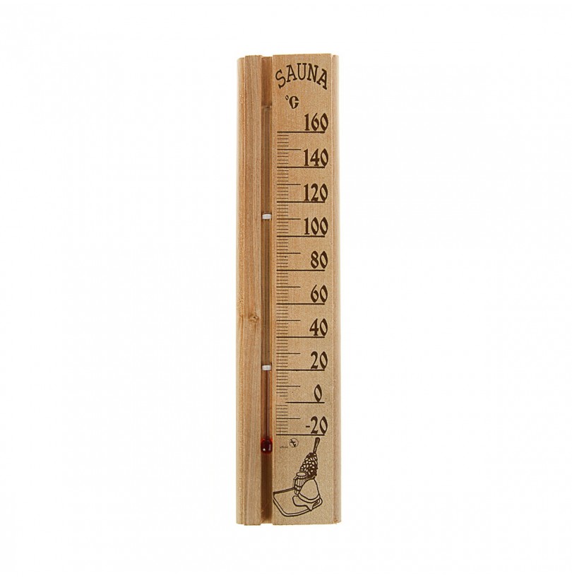 Термометр для бани и сауны ТСС-2, деревянный - фото - 1