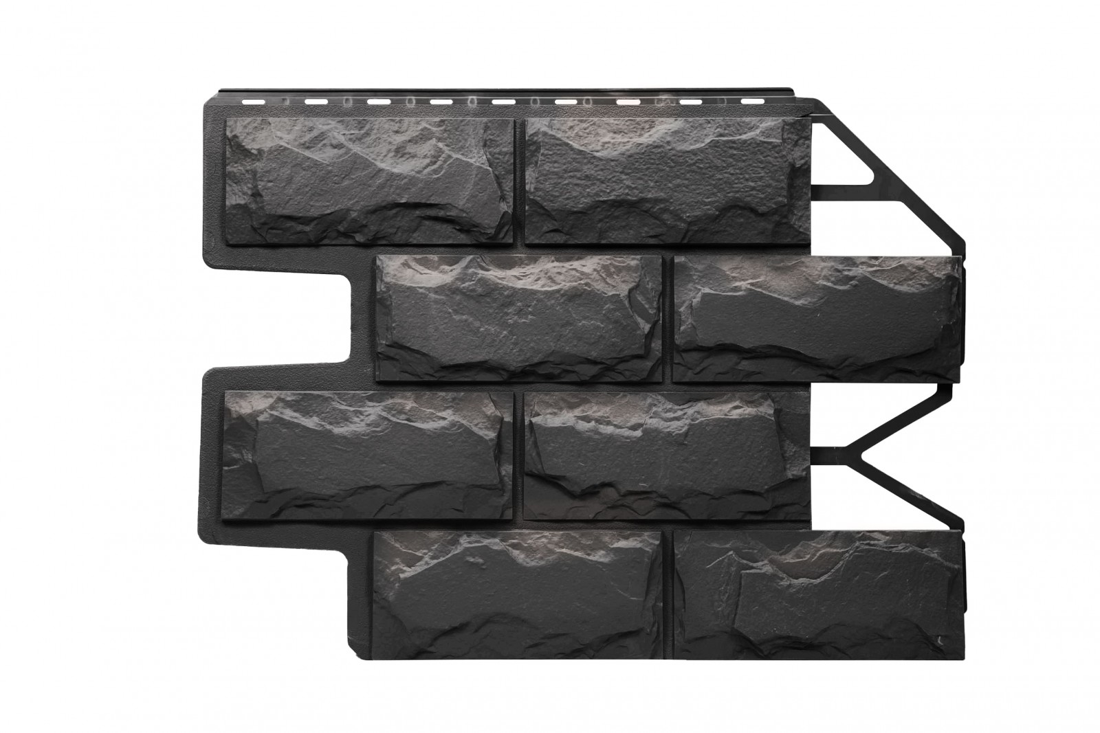 Фасадная панель FINEBER Блок 615*570мм, темно-серый (10) - фото - 1
