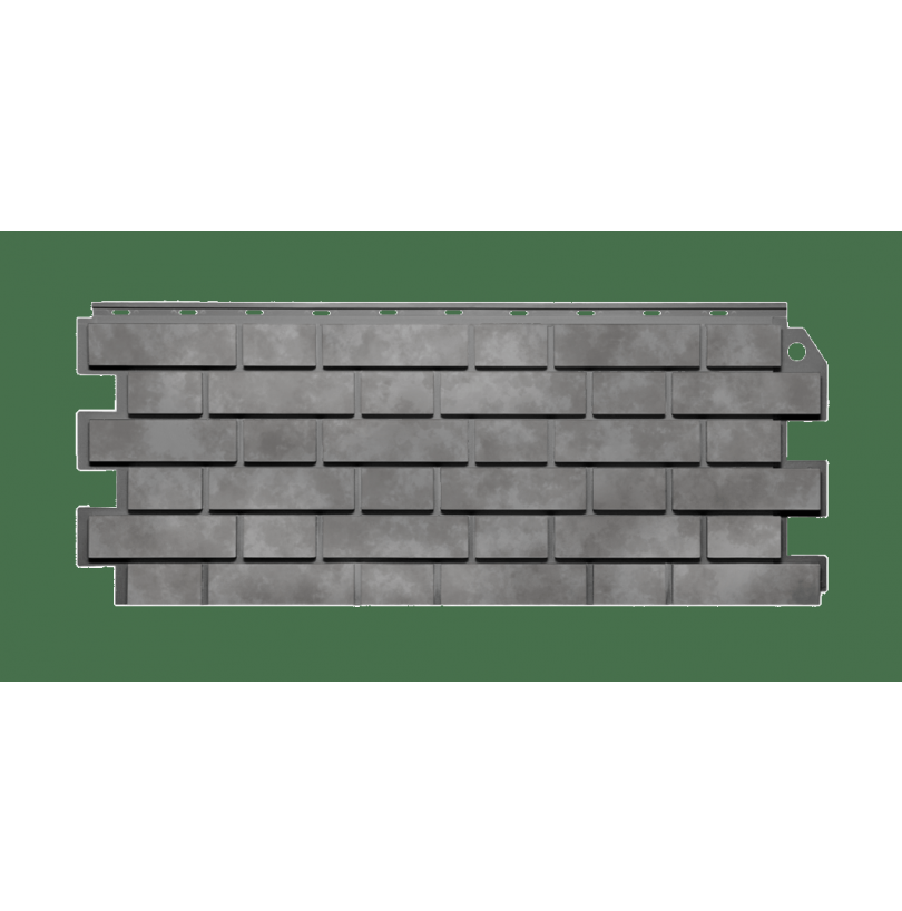 Фасадная панель FINEBER Кирпич клинкерный 3D 1073*437мм, бежево-серый (10) - фото - 1