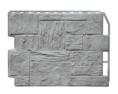 Фасадная панель FINEBER Туф 725*570мм, светло-серый (10) - фото - 1