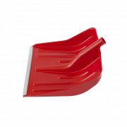Лопата для уборки снега пластиковая, красная 420*425, без черенка //Сибртех - фото - 1