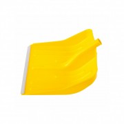 Лопата для уборки снега пластиковая, желтая 420*425, без черенка //Сибртех - фото - 1