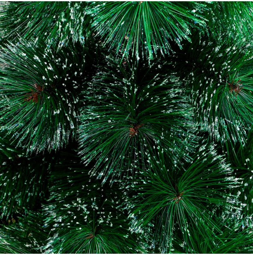 Кедр искусственный Зимнее волшебство, с переливом, 60 см, зеленый - фото - 2