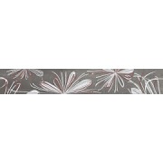 Бордюр 50,5*6,2 см SONNET GREY FLOWER (42) - фото - 1