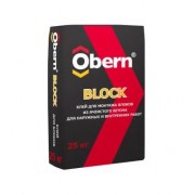 Клей для блоков ОБЕРН 25 кг ЗИМНИЙ (64) - фото - 1