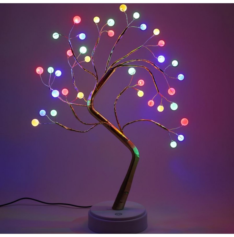 Светильник декоративный «Дерево» ЭРА ЕGNID - 36M, мульти h=45см LED 3хАА IP20 - фото - 3
