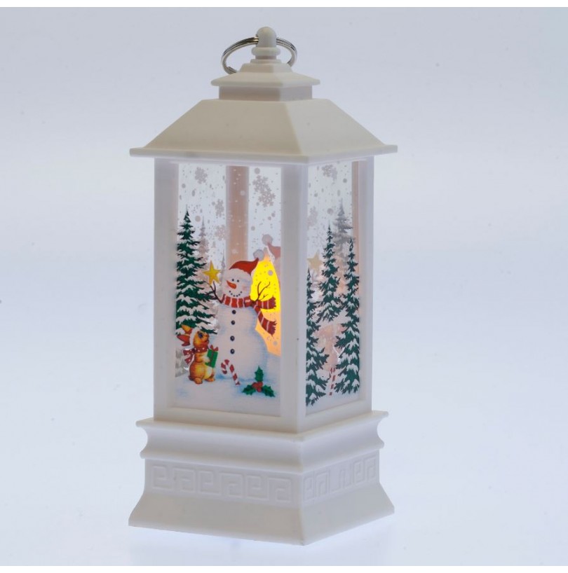 Светильник декоративный «Снеговик» ЭРА EGNDS-06, тепл. бел. LED h=20см 3хААА IP20 - фото - 2