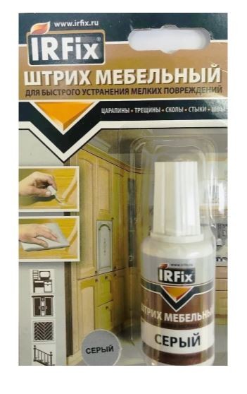Штрих мебельный IRFIX 20мл Серый - фото - 1