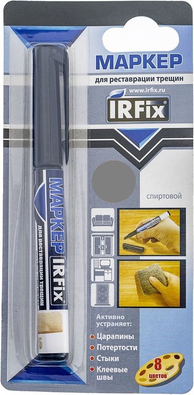 Маркер для реставрации трещин IRFIX 3г, Серый - фото - 1