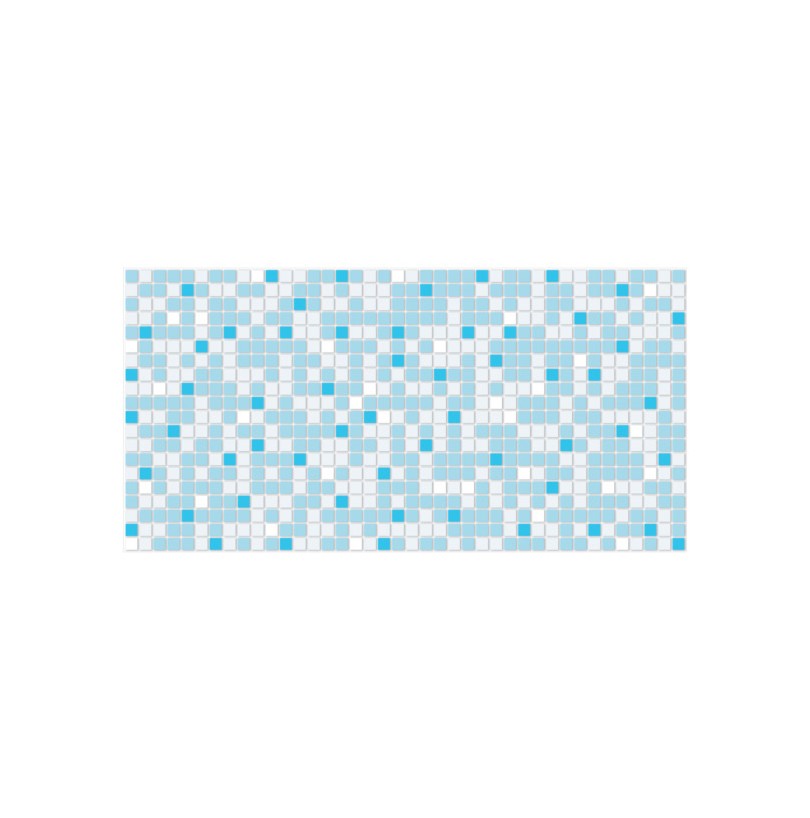 Панель ПВХ "Мозаика голубая" мозаика 480*955мм (10) - фото - 1