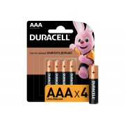 Батарейка Duracell AAA/LR03/MN 2400 Basic BP-4 (упак.4шт) - фото - 1