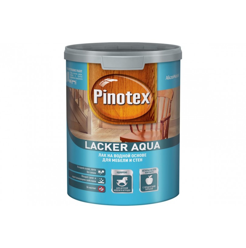 Лак для дерева на водной основе колеруемый Pinotex Lacker Aqua 10 матовый 1л - фото - 2