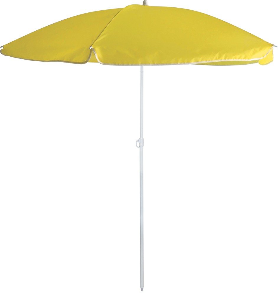 Зонт пляжный Ecos BU-67 D165 см, складная штанга 190 см - фото - 1