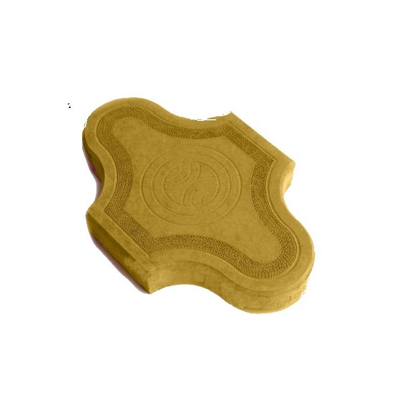 Плитка бетон "Рокко" Желтый (336шт/12м²) - фото - 1