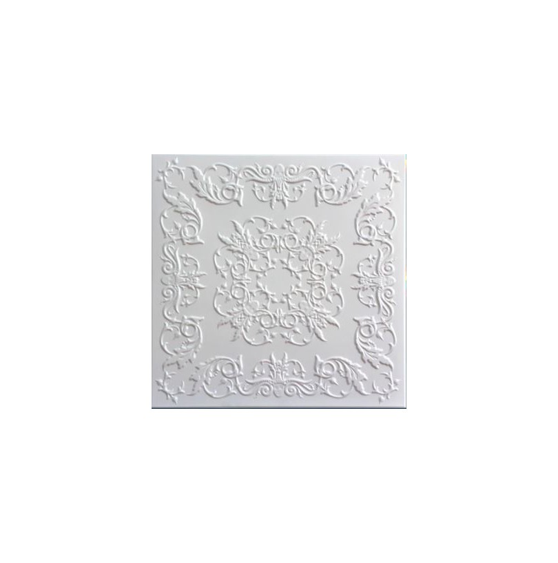 Плита потолочная С2061 50*50см/2м² белый (8шт) - фото - 1