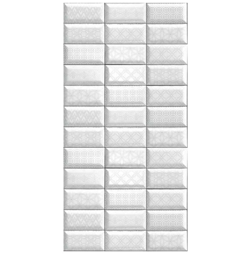 Панель ПВХ Patterned Tiles (0,675м²) 8мм 2,7*0,25 - фото - 1