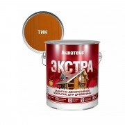 Акватекс Экстра защитно-декоративное покрытие для древесины, Тик 2,7 л - фото - 1