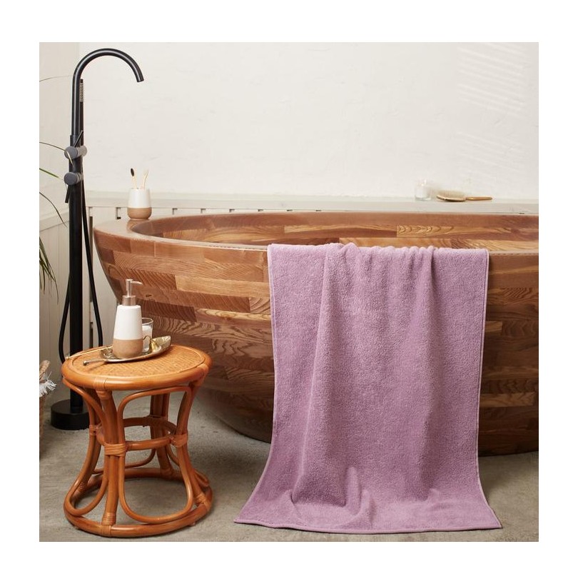 Полотенце махровое 100*150см Этель Organic Lavender, сиреневый - фото - 3
