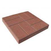Плитка бетон 400*400*50мм "8 кирпичей" Коричневый (90шт/14,4м²) - фото - 1