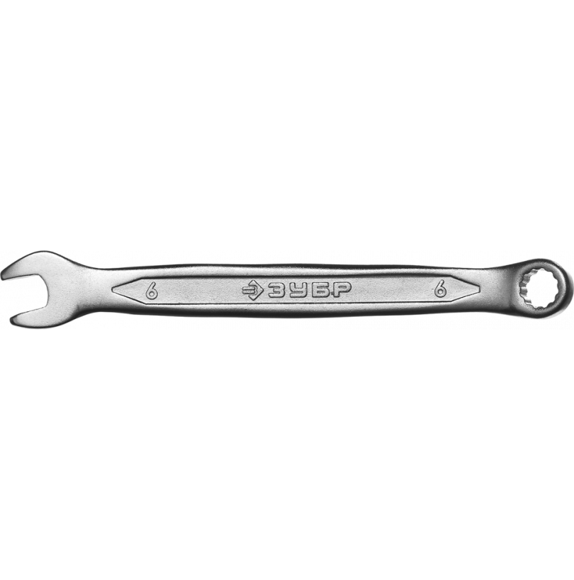 Ключ комбинированный, 6 мм, гаечный Профессионал ЗУБР - фото - 1