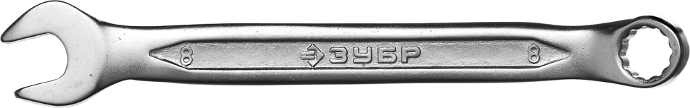 Ключ комбинированный, 8 мм, гаечный Профессионал ЗУБР - фото - 1