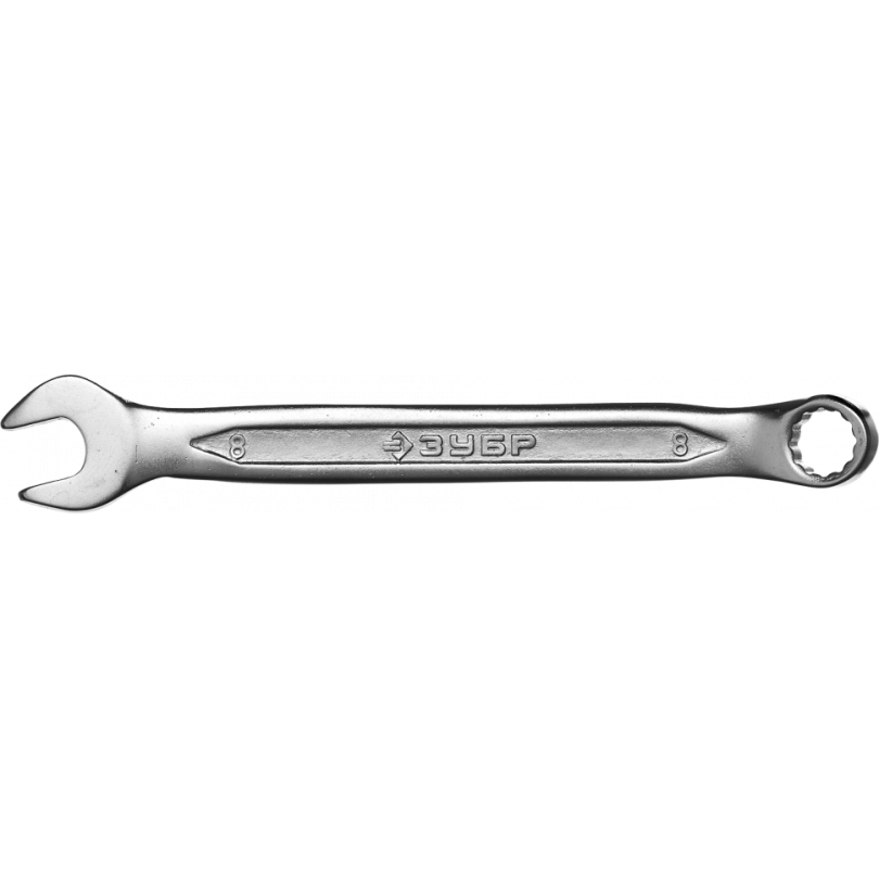 Ключ комбинированный, 8 мм, гаечный Профессионал ЗУБР - фото - 1