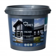 Краска для деревянных фасадов Veres Facade акриловая, матовая 0,9 л, голубой туман - фото - 1