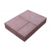 Плитка бетон прессованная Город 960*480*60 красный 0,46м² (11м²) - фото - 1