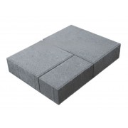 Плитка бетон прессованная Город 960*480*60 серый 0,46м² (11м²) - фото - 1