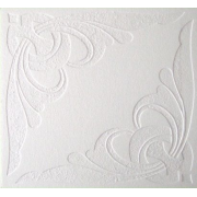 Плита потолочная штампованная Бабочка 50*50см/2м² белый (8шт)* - фото - 1