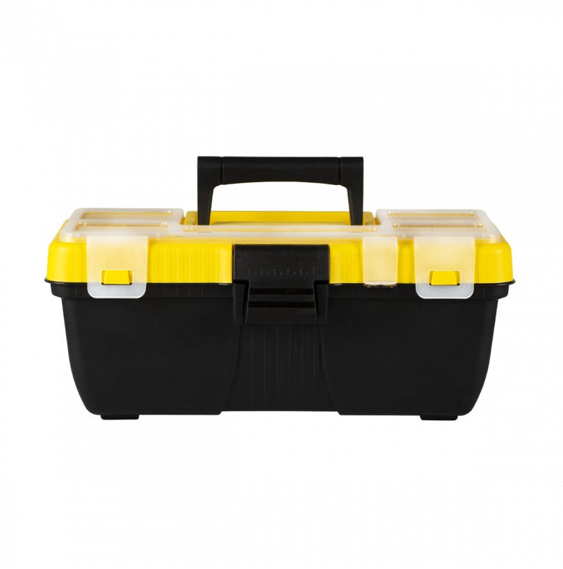 Ящик для инструментов Volf 15" 365*185*155 мм, черно-желтый - фото - 3