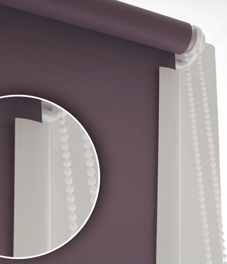 Направляющие боковые для рулонных штор 1.5 м, белый (2шт/упак) - фото - 1