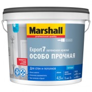 Краска для стен и потолков латексная Marshall Export-7 матовая база BW 4,5 л - фото - 1