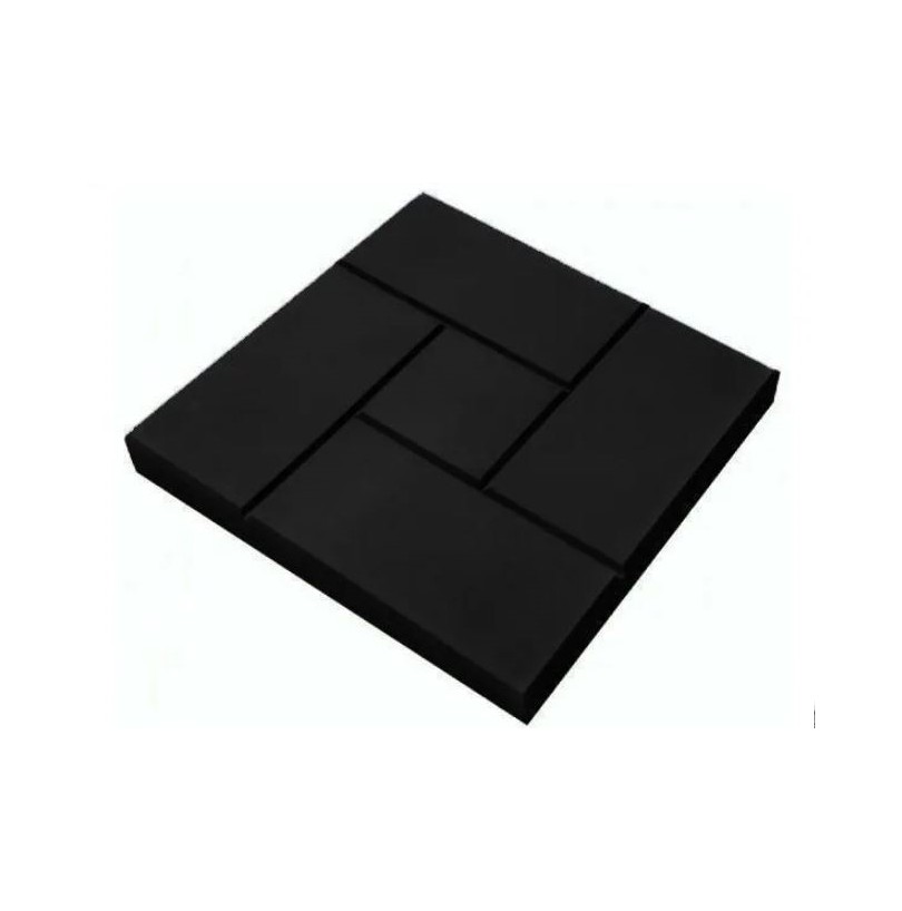 Плитка бетон 300*300*30мм "Калифорния" черный (228шт/20м²) - фото - 1