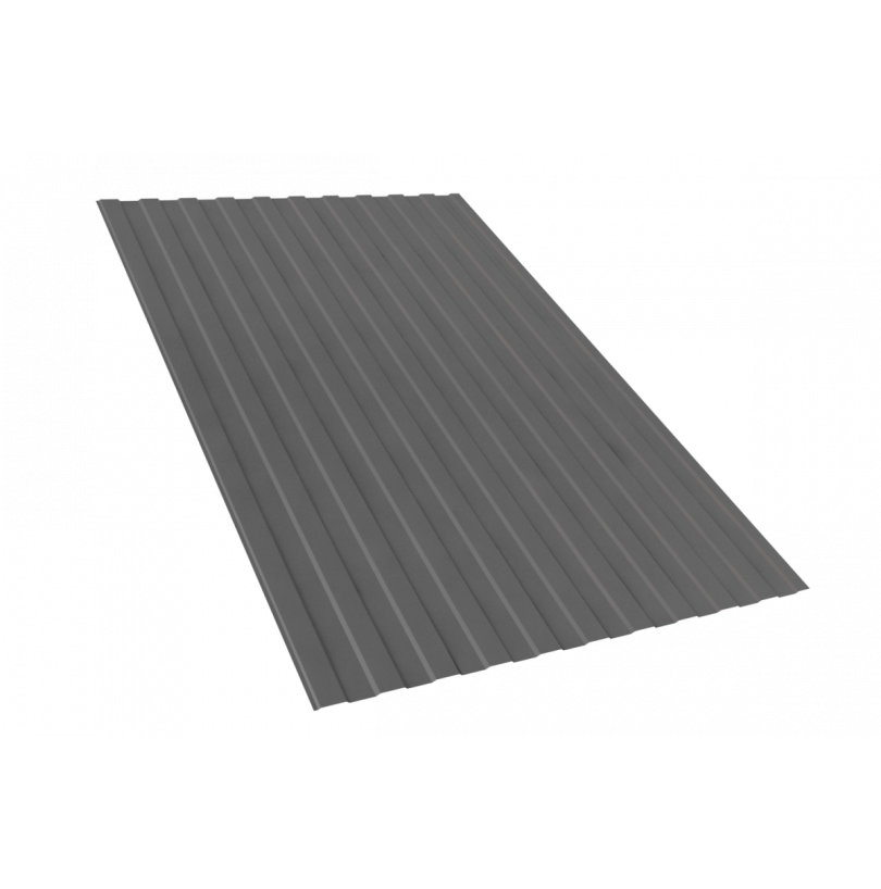 Профлист С8 RAL 7024 графитовый серый 1500*1200мм (эконом) - фото - 1