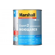 Краска для стен и потолков латексная Marshall Export-2 глубокоматовая база BC 0,9 л - фото - 1